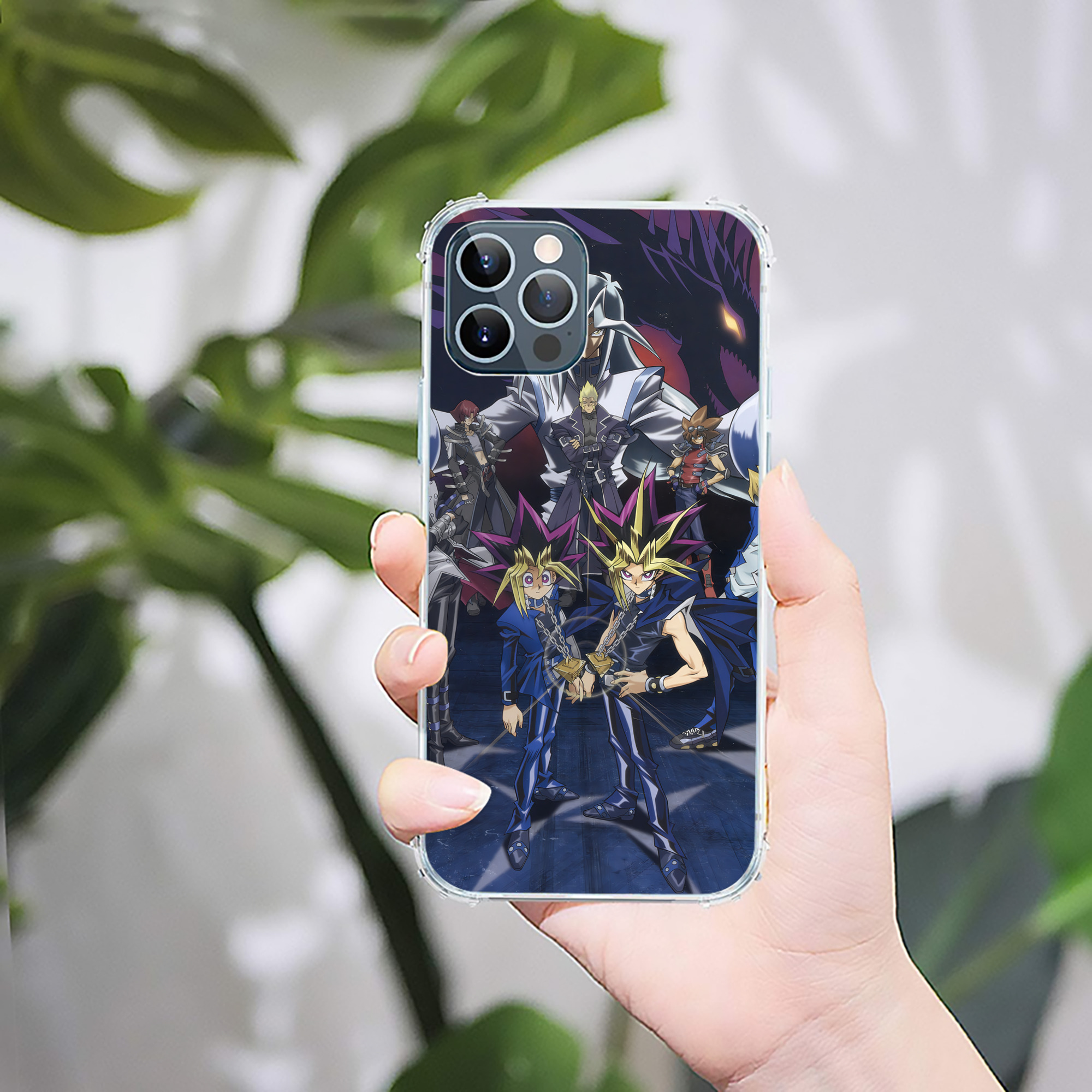 （画像用） 遊☆戯☆王 Yu-Gi-Oh! 【iPhone 12シリーズ対応】透明スマホケース（クリアソフトケース）